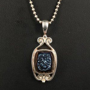 Sajen Druzy Pendant 18" necklace